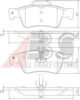 MERCE 0064200120 Brake Pad Set, disc brake